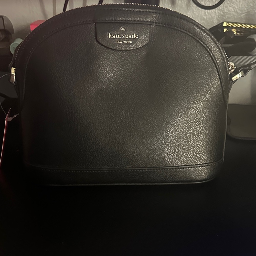 Kate Spade Black Leather Crossbody Bag - Picture 1 of 4